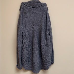 Gray cardigan